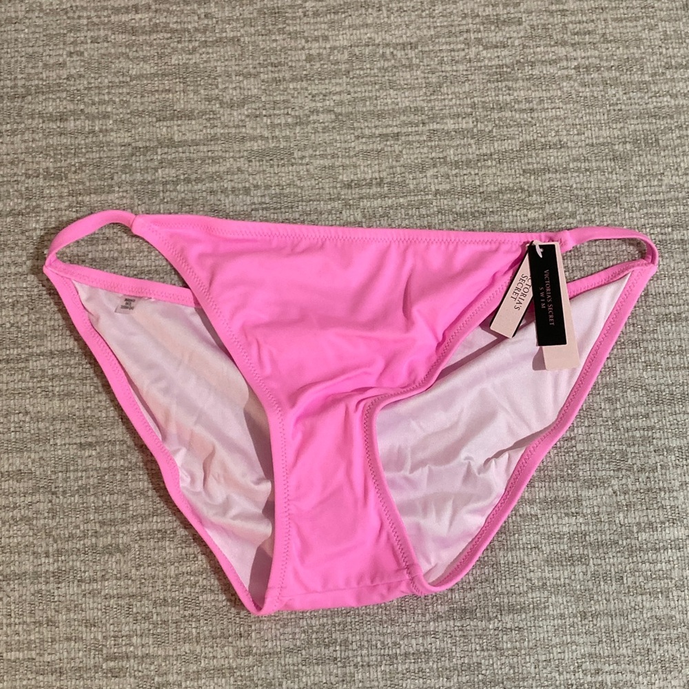 Victoria's Secret Bright Pink Bikini Bottom Large